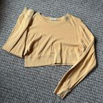 Double Zero Yellow cropped loose long sleeve Photo 0