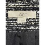 Loft  Tweed Pocket Mini Skirt Sz 4 Lined Girl Boss Work Outfit Old Money Blogger Photo 3