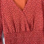 Madewell  Julianne Smocked Waist Top Size Small Photo 2