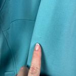 Isaac Mizrahi Elements Live! Knit Cardigan Blazer Aqua Blue Travel Office Chic Photo 3