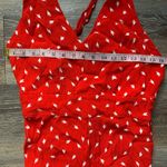 VICI Red & White Jumpsuit L Photo 7
