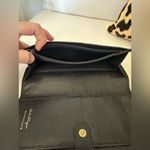 Salvatore Ferragamo Vara Knot Lizard Wallet black with Gold Logo Vintage Photo 11