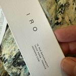 IRO  Paris Deniz Ruched Printed Cotton Mini Dress Green Designer NWT 38 MSRP $400 Photo 13