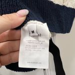 Flawed DUNST Blue Striped Summer Cableknit Sweater Size Medium $140 Photo 6