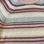 Lands’ End Drifter Multicolor Stripe Long Sleeve Pullover Sweater Women’s S White Photo 5