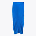 ZARA  Satin Effect Wrap Skirt Photo 13