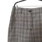 MM6 MAISON MARGIELA Plaid‎ Wide Leg Cropped Wool Trouser NWT Sz46 (US10) Black Size 10 Photo 3