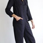 Lacausa S Women’s Cotton Gauze Jumpsuit in Black Photo 0