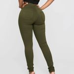 Vibrant 🆕 Olive Jean High Waisted Skinny Jeans Photo 1
