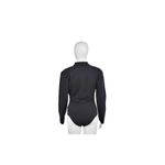 Vintage Isabelle Allard Black Long Sleeve Low Turtleneck Bodysuit Women size 14 Black Photo 5