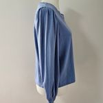 Levi's Flora Colony Blue Puff Sleeve Long Sleeve Tee Size Medium Photo 3