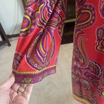 Laundry by Shelli Segal Pink Paisley Tunic Dress, Size Large Brunch Party Comfor Photo 4