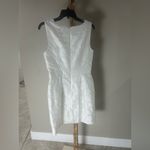 Maria Bianca Nero  White Textured Sleeveless Dress Size Medium NWT. $229 Photo 1