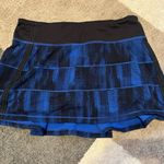 Lululemon  Blue and Black Athletic Skirt Photo 0