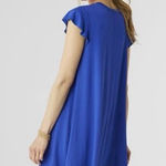 Coco + Carmen NWT  Francis Flutter Sleeve Dress - Cobalt Blue size Large/XL​​ Photo 0