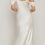 L'Agence Kenna Silk Gown in Ivory Photo 1