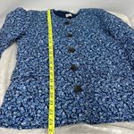 J.Crew Factory 2P Short Quilted Cotton Blend Jacket Blue Photo 2