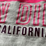 Pacific Beach San Diego Shirt Womens Medium White With Neon Cotton Tee Photo 3