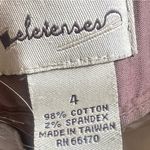 Elevenses Anthropologie Pants with Floral Belt Photo 2