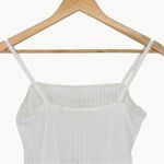NWT DÔEN Ligea Pointelle Organic Cotton Cami Square Neck Tank | Sz Medium | Salt White Photo 10