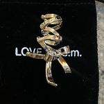 LOVE BY E.M. Ribbon Single Ear Cuff Silver Photo 3