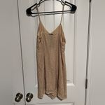 ZARA  Beaded Mini Dress Champagne Nude | Size Small | Brand New With Tags Photo 6