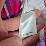 Old Navy Pink and Orange Cotton Plaid Chino Shorts Y2K Plus Size 14 Photo 3