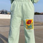 Boys Lie NEW GET BLOCKED MINT SWEATPANTS - SZ MEDIUM Photo 0