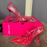 Barbie x ALDO Barbiestessy Collection Pink Translucent Pointed Toe Pumps 6.5 NEW Photo 2