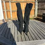 A New Day Nwt Women’s Justice knee high black boots – size 8 winter heeled Photo 5