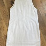 New York And Company  White Beaded Linen Dress  Size Medium Photo 1
