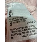 Karen Scott  Cotton Blend Baby Pink Knit Sweater Size Large Preppy Winter Photo 5