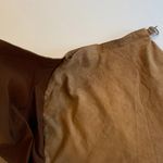 Hollister Women’s Small Ultra High Rise Brown Faux Suede Leather Wrap Mini Skirt Photo 5