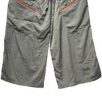 Vintage Kikwear Y2k Wide Leg Parachute Pants Size 28 Gray Photo 5