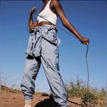 Free People NWOT Movement Golden Hour Jumpsuit Blue Photo 2