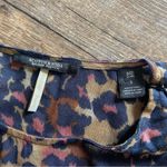 Scotch & Soda Leopard Blouse Navy Taupe Pink Small Chic Photo 1