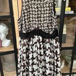 ZARA Vintage Silk dress evening formal business high neck flowy elegant neutral Photo 0