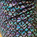 Speedo  Swimsuit Blue Purple Geometric One Piece 8 Photo 2