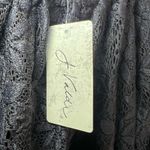 J. VALDI Womens Floral Crochet Lace Tunic Swim Cover Up Dress Black NEW Sz Large Photo 3