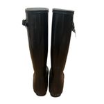 Hunter  Black Tall Original Rain Boots Sz 9 Photo 4