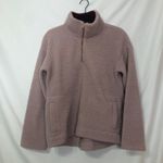 Old Navy Blush Pink Pullover Teddy Bear Sweater Womens M Fuzzy Cozy Warm Photo 7