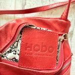 EUC Hobo The Original Three Zip Crossbody Red Shoulder Bags Messenger Bag Purse Photo 5