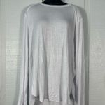 Halogen Women’s White Long Sleeve Top Size Large NWOT Photo 0