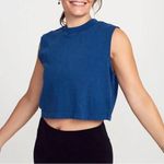 Cotton Citizen  Baby Tank Top Cropped Blue Medium Photo 2