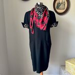 Bill Blass Vintage 1980s shift dress with matching scarf - Photo 1