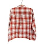 Marmot B6 Womens Plaid Barrie Brushed Flannel Button Down Shirt Red Cream Medium Photo 1
