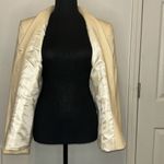 Talbots - Pale Yellow Button Down Blazer Size 10 Photo 3