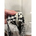 Talbots Chatham Ankle Pants Black White Gingham Check Women Size 16 Cottage Photo 8