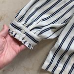 J.Crew Mercantile Striped Elastic Blouse Sz Medium Photo 5