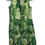 Julian Taylor  New York Green Leaf Print‎ Sleeveless Dress Size 6 Photo 7